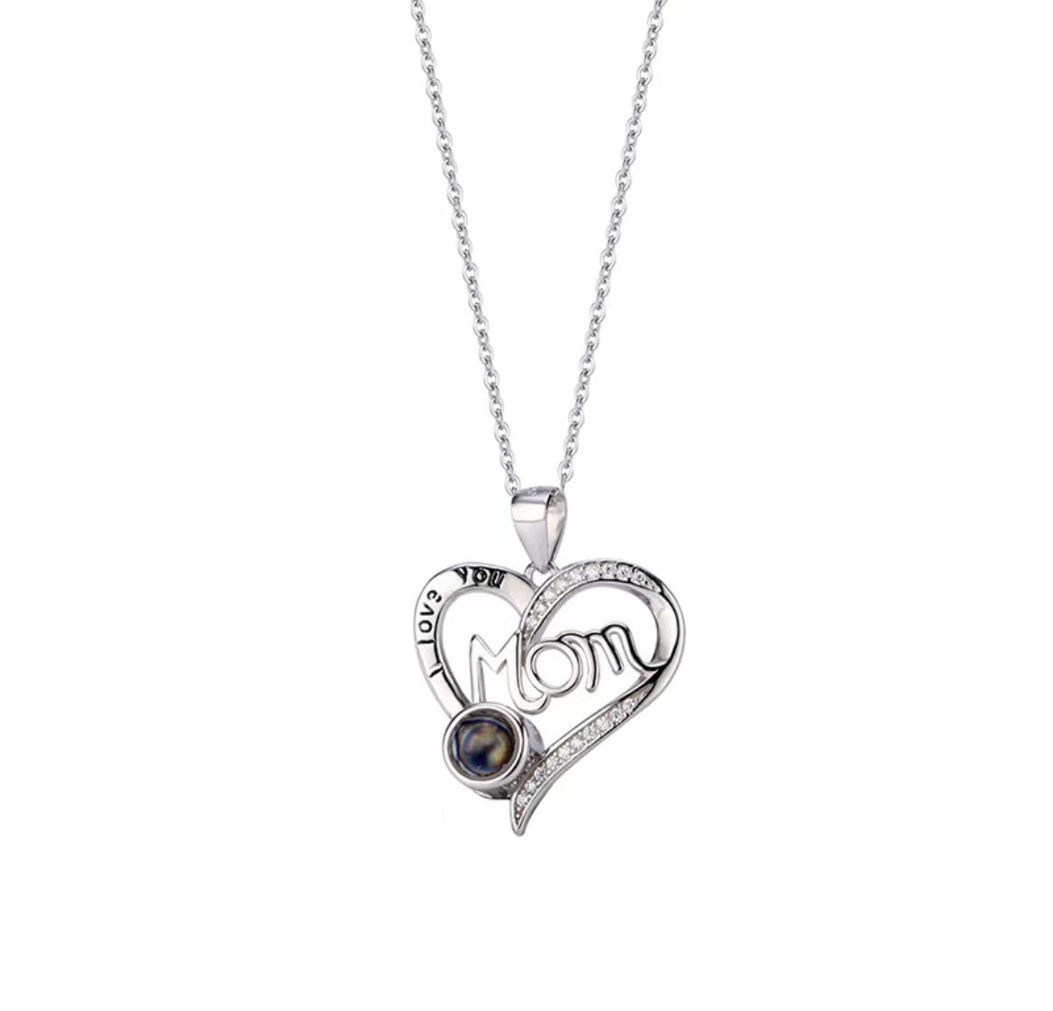 Sterling Sier Language Love You English Necklaces