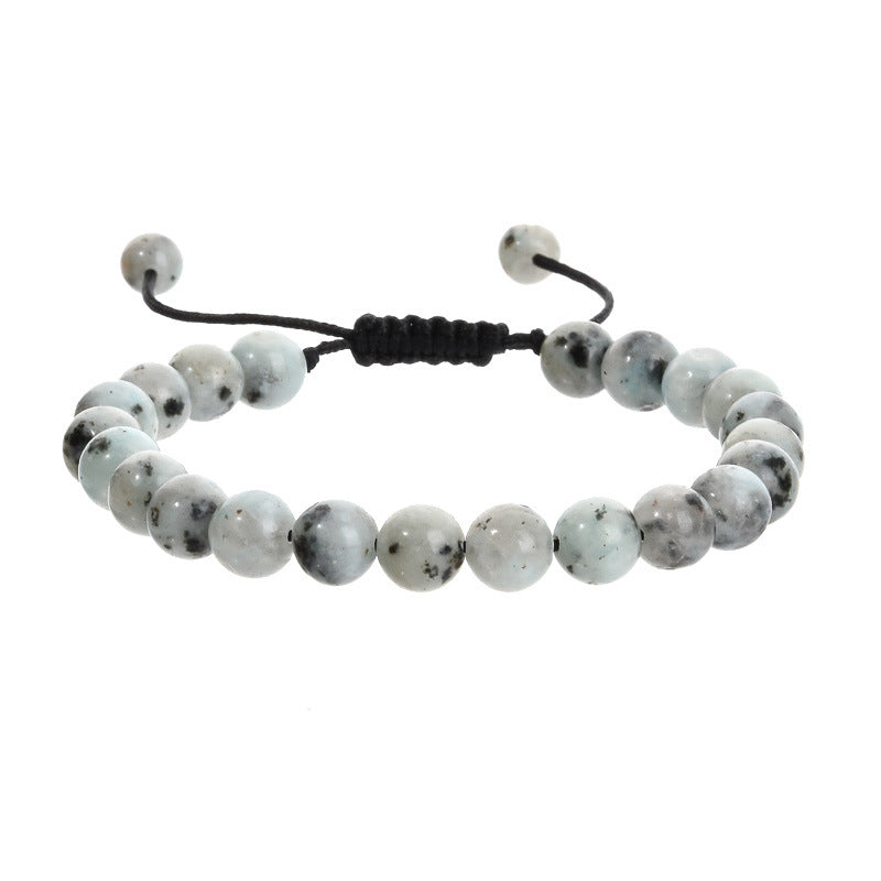 Ornament Hand-woven Amethyst Woven Geometric Agate Bracelets