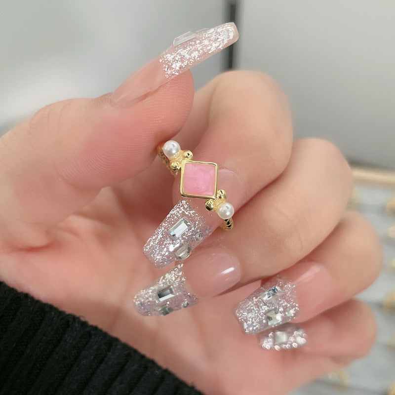 Flower Fashion Personalized Opening Adjustable Index Finger Rings