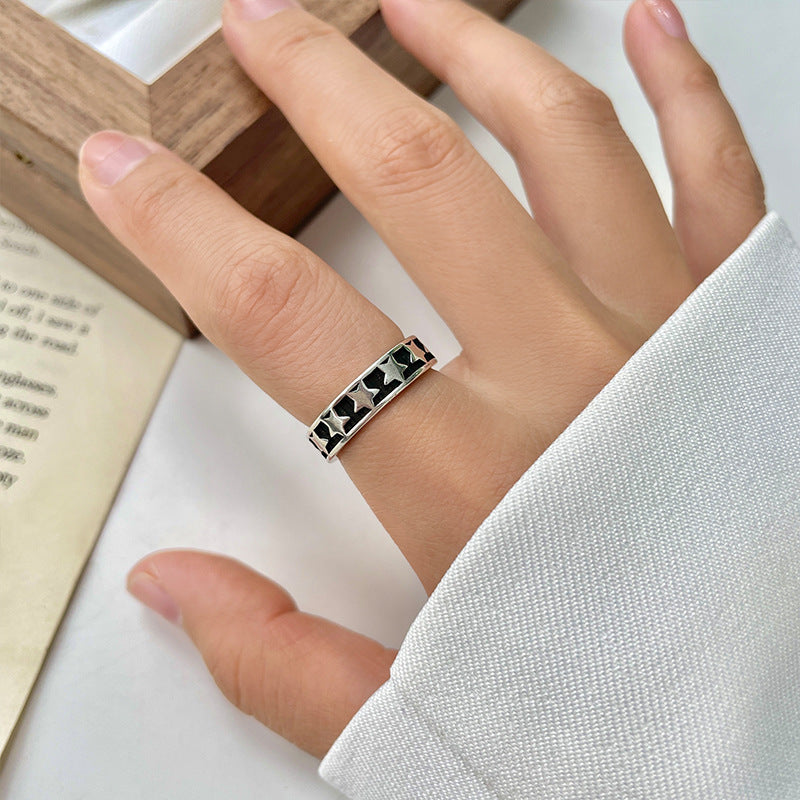 Women's Opening Adjustable Index Finger Retro High Rings