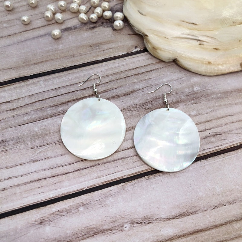 Natural Simple Shell Fashion Grandeur Personality Earrings