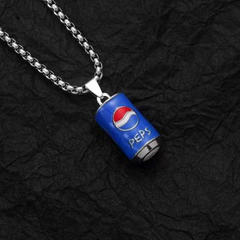 Women's & Men's Dog Tag Titanium Steel Trendy Cool Necklaces
