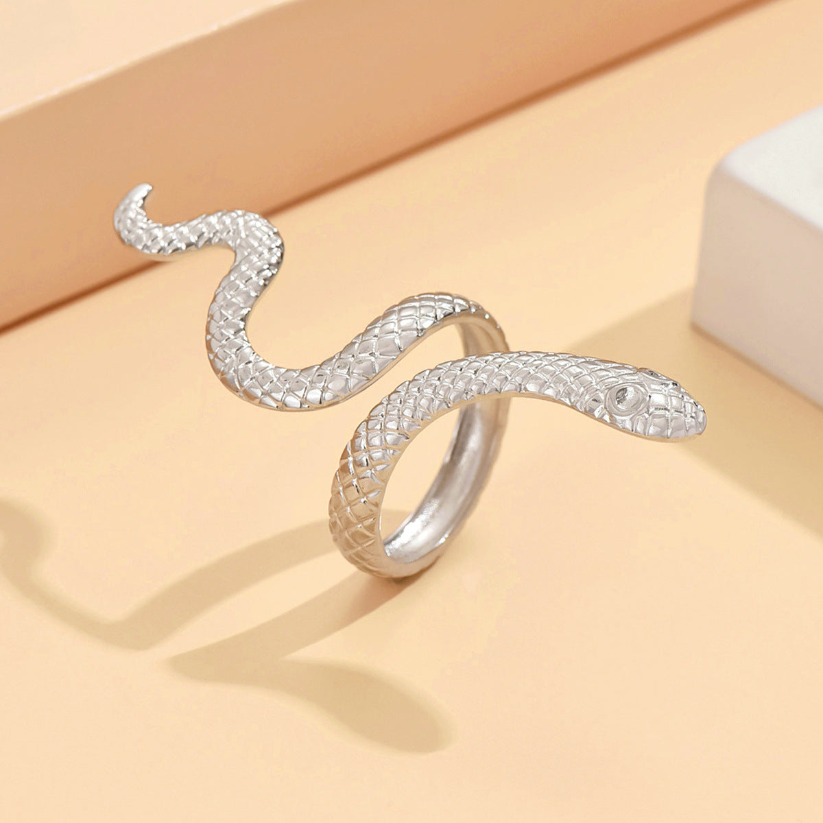 Women's & Men's Snake Exaggerated Personalized Stainless Steel For Rings