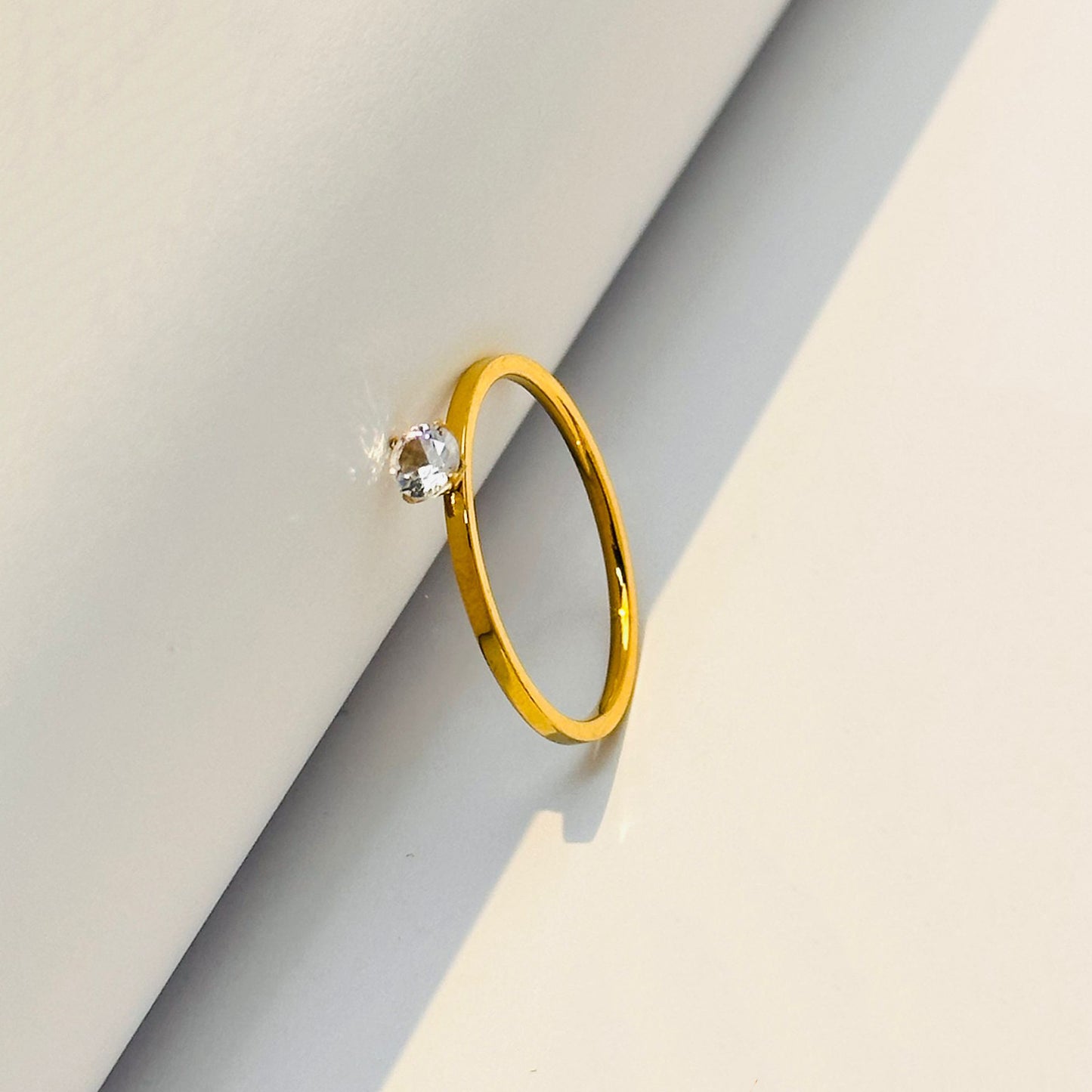 Female Index Finger Fashion Colorfast Hipster Titanium Rings
