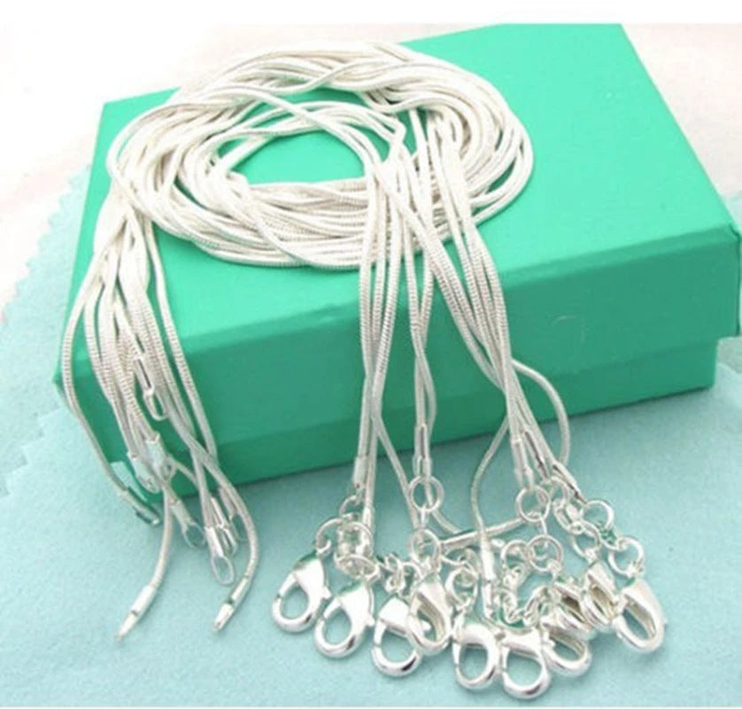 Snake Bone Scare Buckle Chain Inch Necklaces