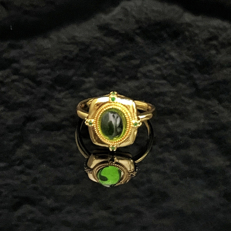 Women's Italian Chinese Style Mild Luxury Retro Rings