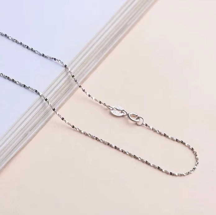 Sier Box Chain Ingot Melon Seeds Starry Necklaces