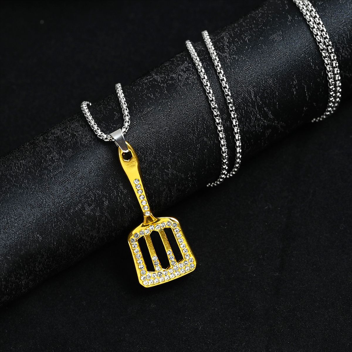 Men's Female Hip Hop Trendy All Match Personality Necklaces