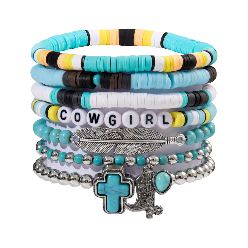 Head Cactus Suit Bohemian Western Cowgirl Bracelets