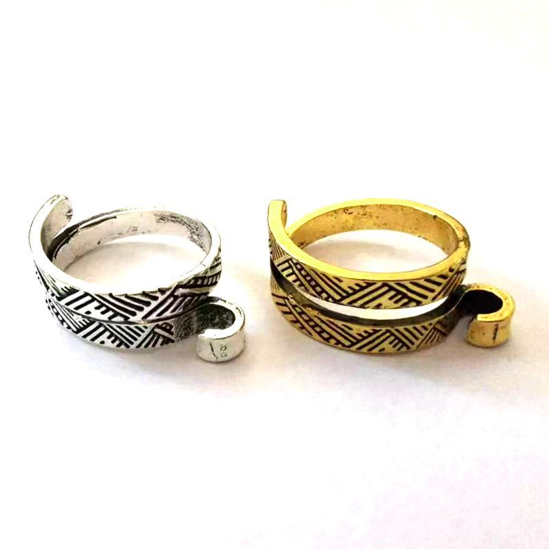 With Thread Personalized Ribbon Jewelry Hook Rings