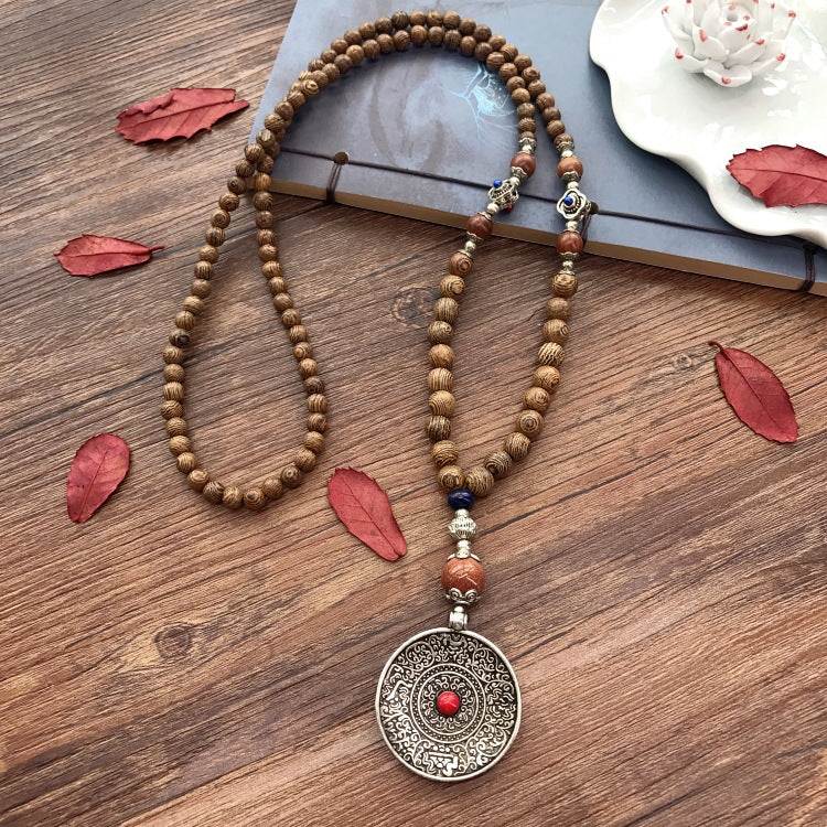 Women's & Men's Retro Ethnic Style Long Sweater Chain Necklaces