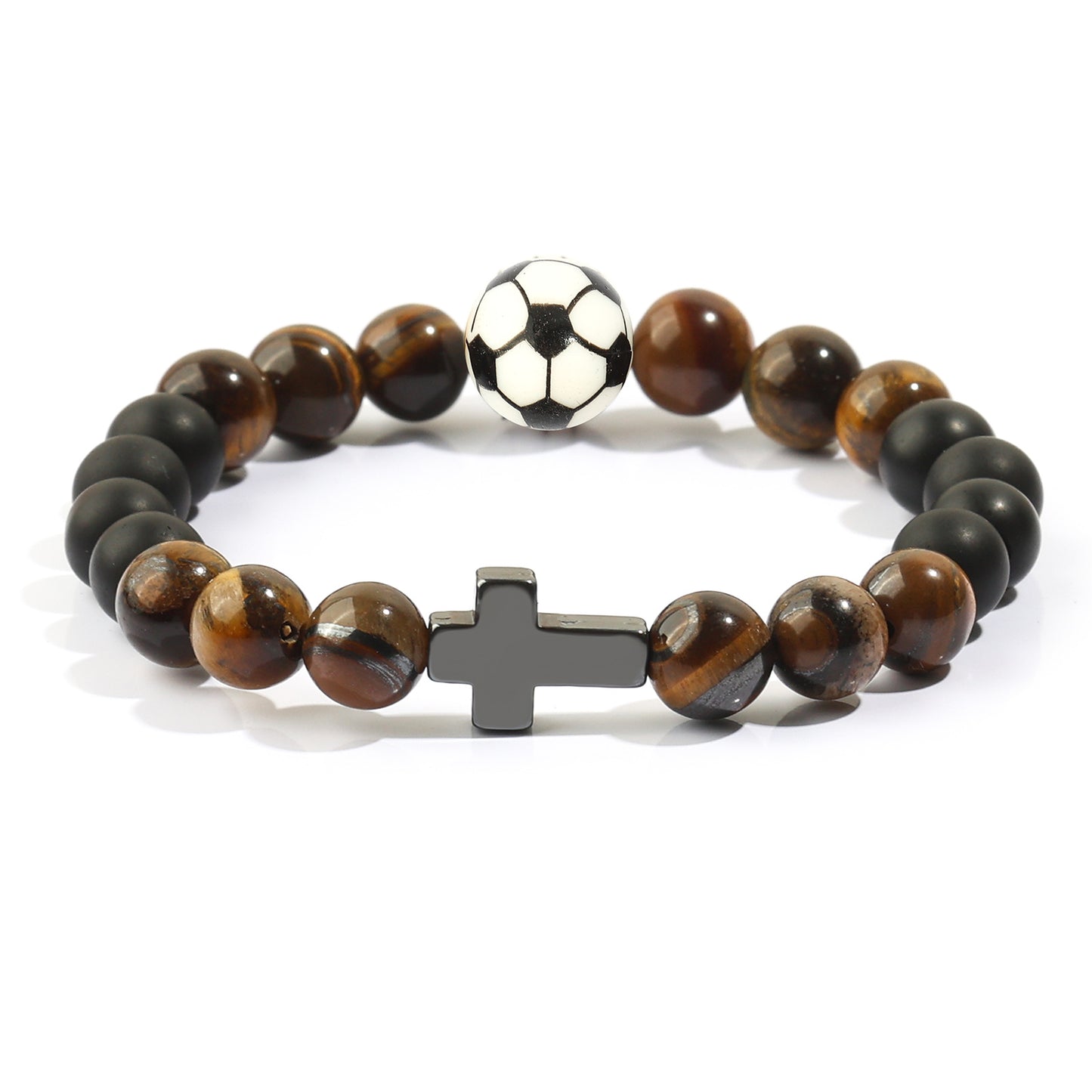 Women's & Men's Tigereye Sports Black Frosted Stone Vintage Bracelets