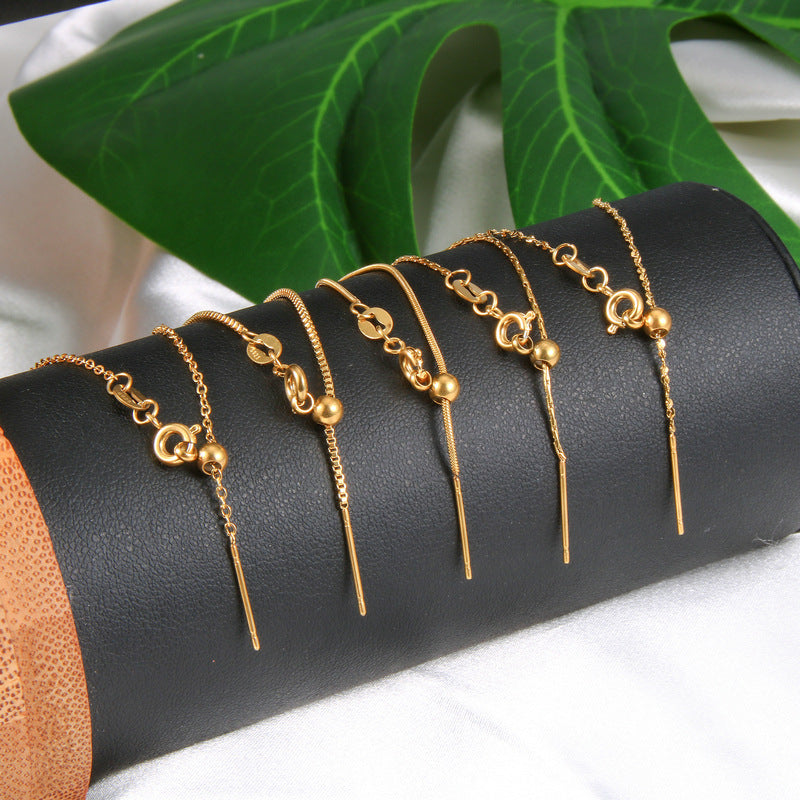 Women's Light Luxury Minority Adjustable Clavicle Chain Necklaces