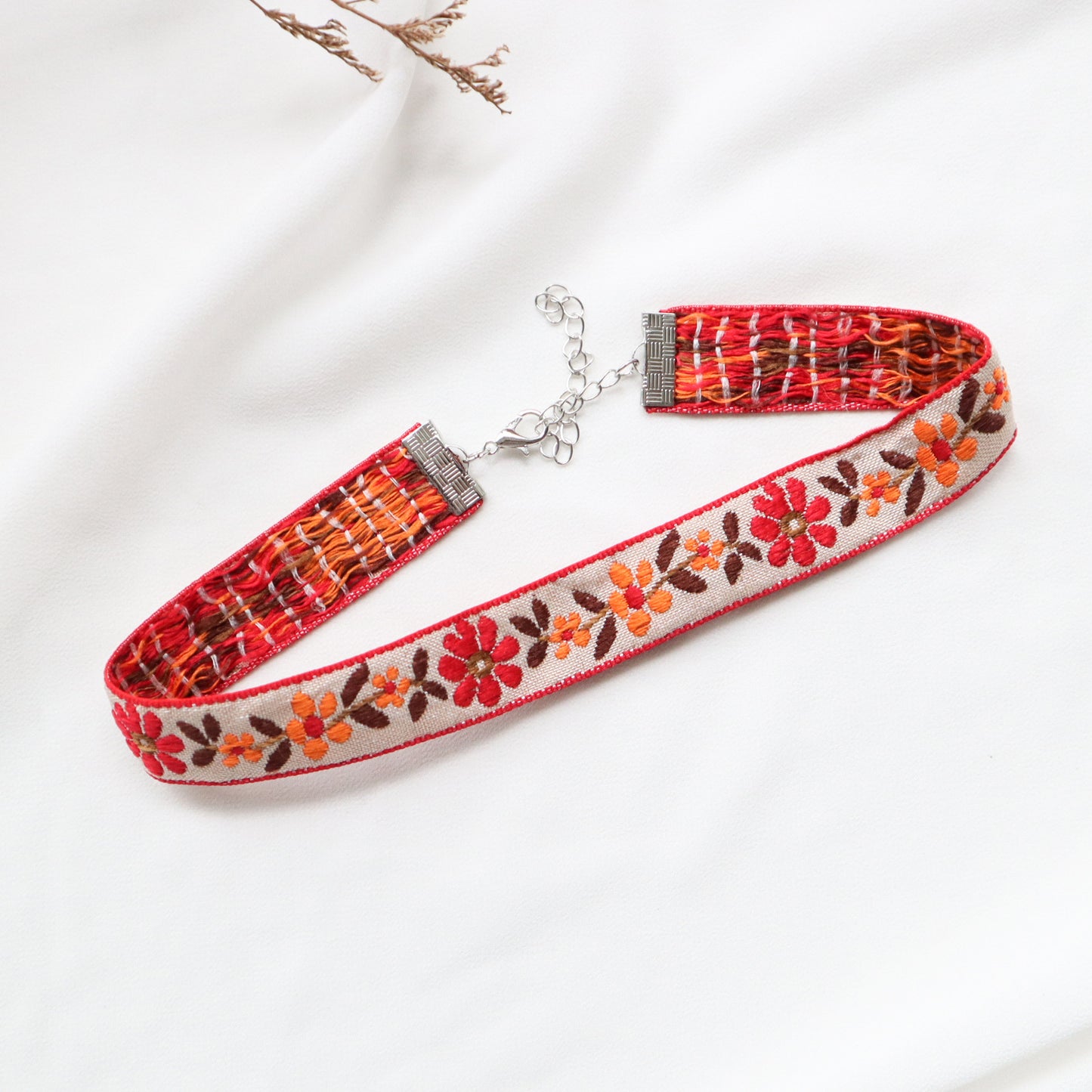 Women's Red Ornament Short Clavicle Chain For Necklaces