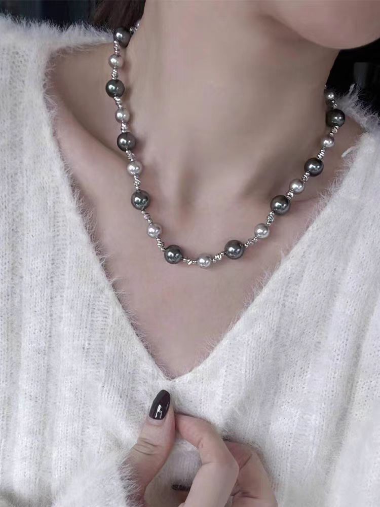 Entry Lux Pearl Female Light Luxury Minority High Sense Necklaces