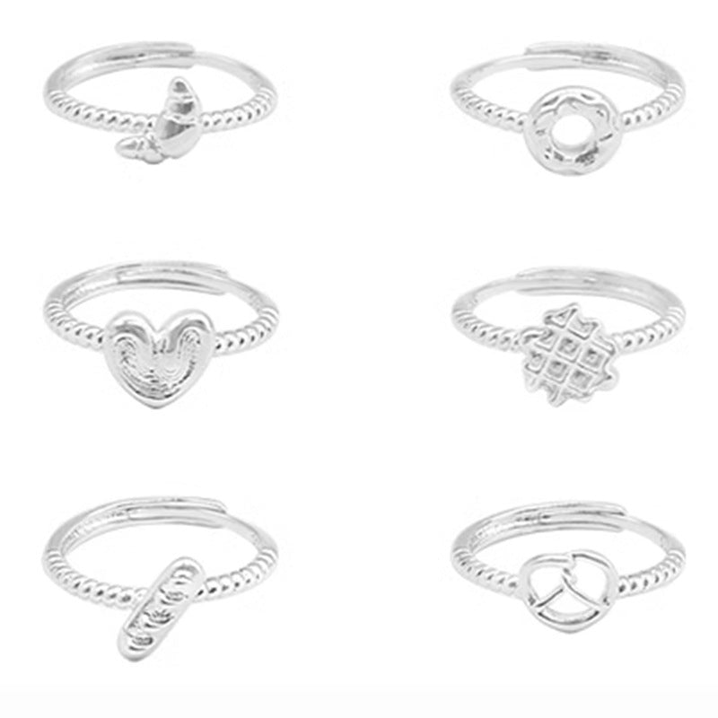 Sier Female Niche High-grade Light Luxury Rings
