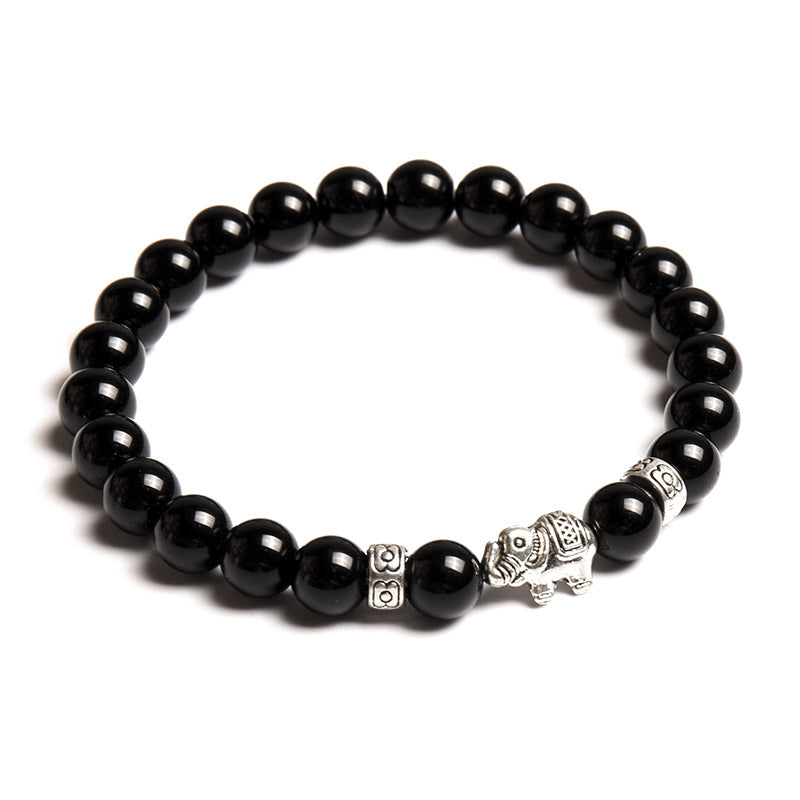 Natural Stone Beaded Cute Fashion Elephant Bracelets