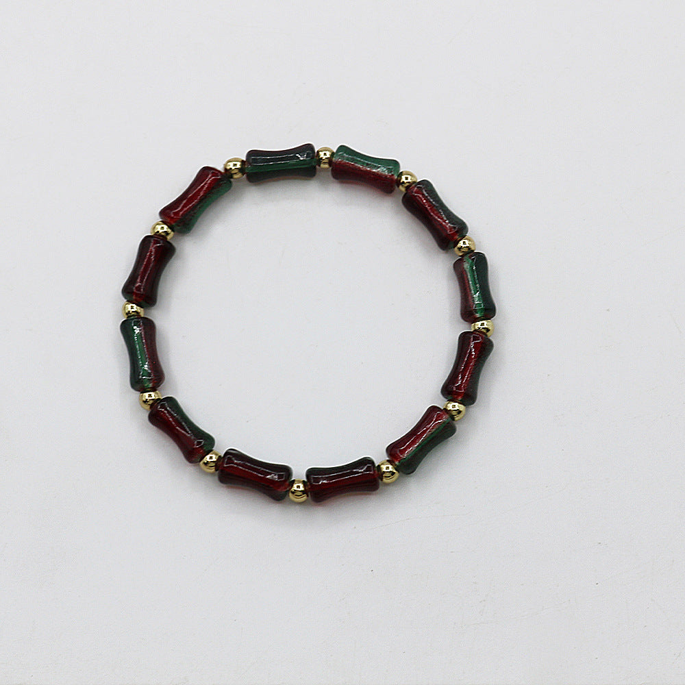 Imitation Aventurine Festival High National Style Bracelets