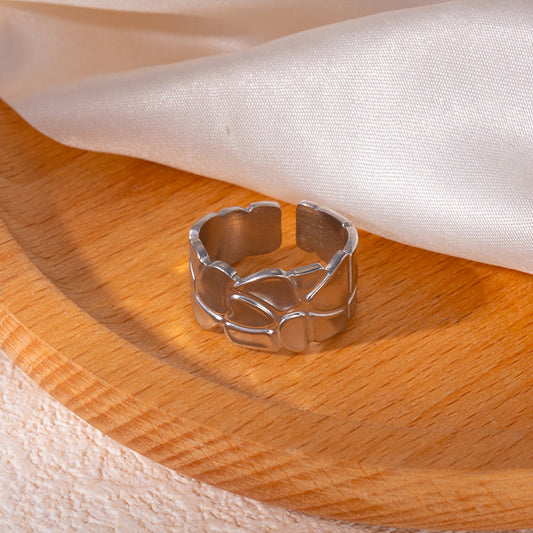 Simple Fashion Irregular Line Design Exquisite Rings