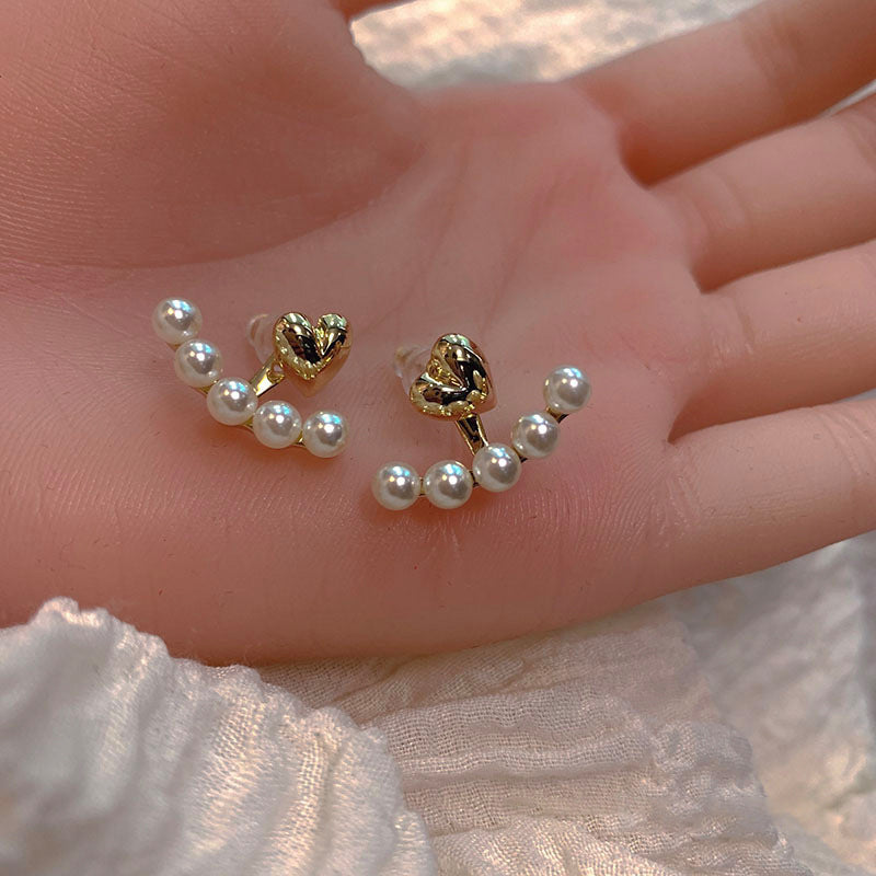 Luxury Mermaid Pearl Fashion High Sense Earrings