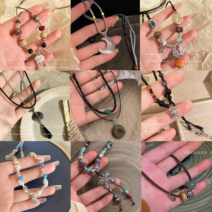Women's Retro Ethnic Style Zen Woven High-grade Necklaces