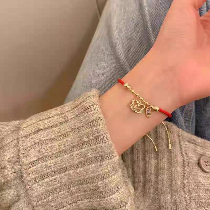 Chinese Ancient Style Safety Buckle Female Niche Bracelets