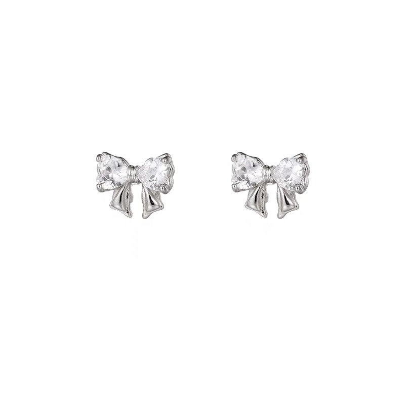 High Sense Bow Simple Minority Design Earrings