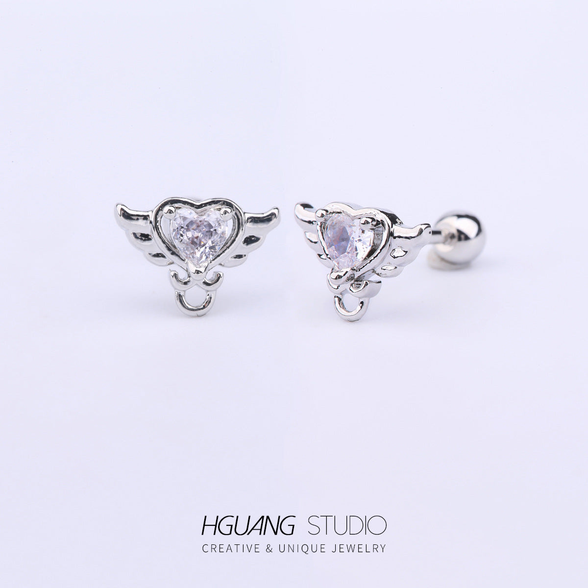 Steel Gold-plated Screw Double-headed Twist Ear Earrings