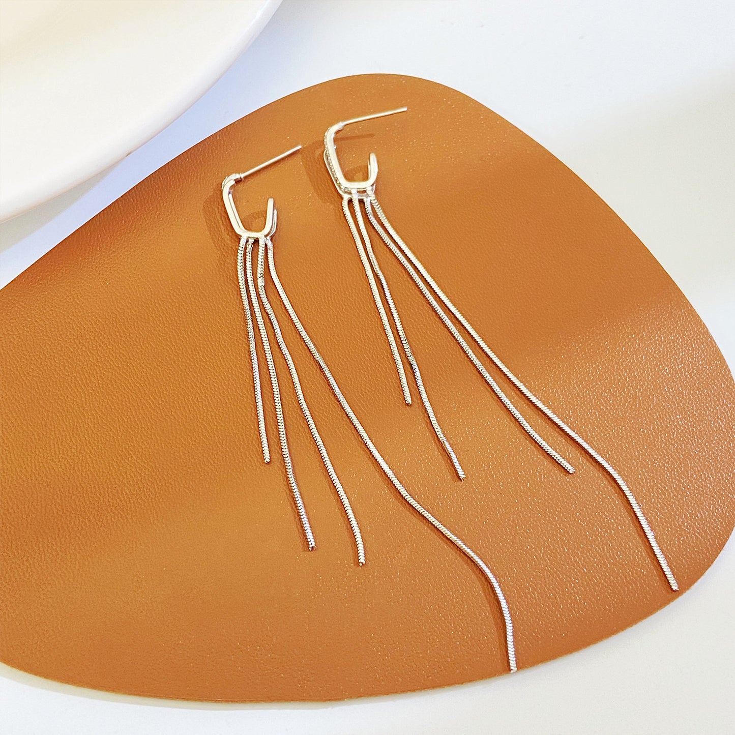 Long Fringe Female Fashion Personality Chain Earrings