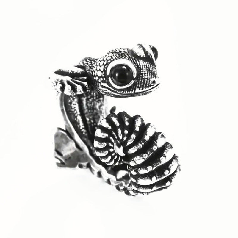 Gothic Lizard Cute Animal Hip Hop Rings