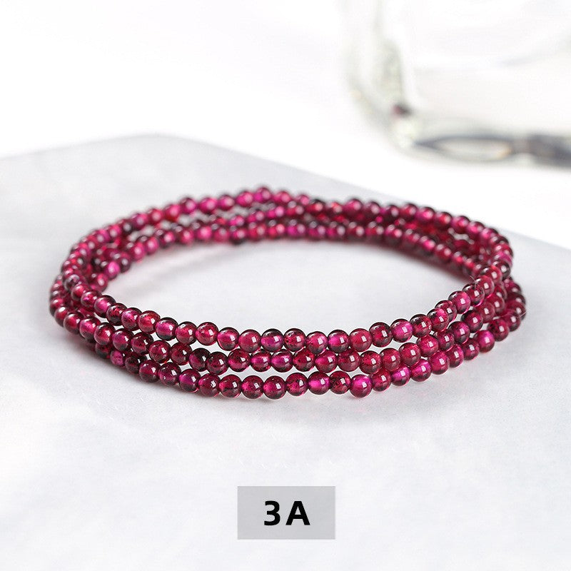 Jewelry Natural Super Seven Garnet Colorful Bracelets
