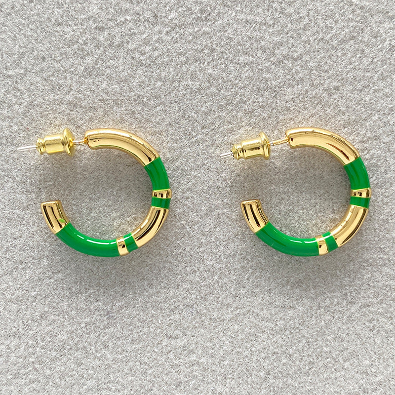 Patch Female French Entry Lux Niche Earrings