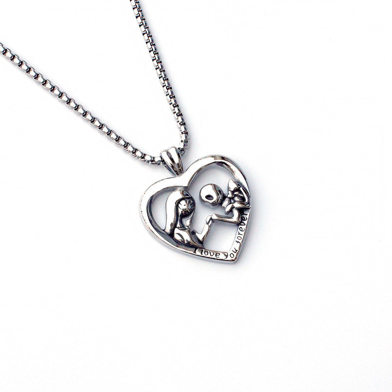 Men's Fashion Titanium Steel Double Snake Trendy Necklaces