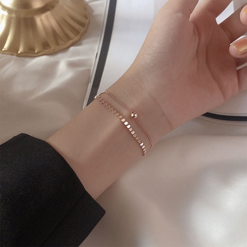 Layer Light Bead Summer Niche Design Simple Luxury Bracelets