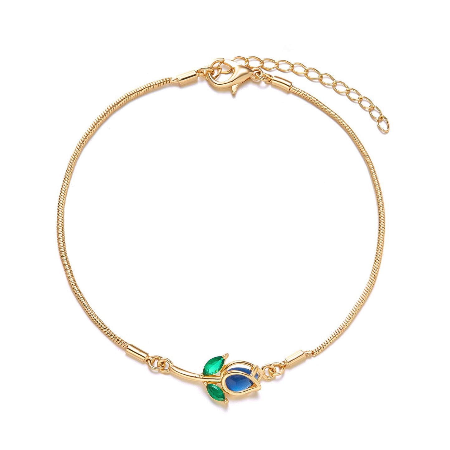 Women's Elegant Tulip Sweet Exquisite High-grade Flower Necklaces