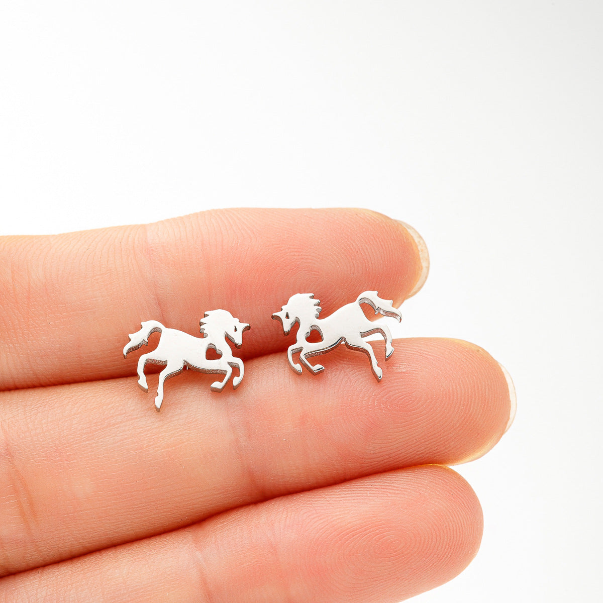 Women's Stainless Steel Simple Fashion Personalized Twee Earrings