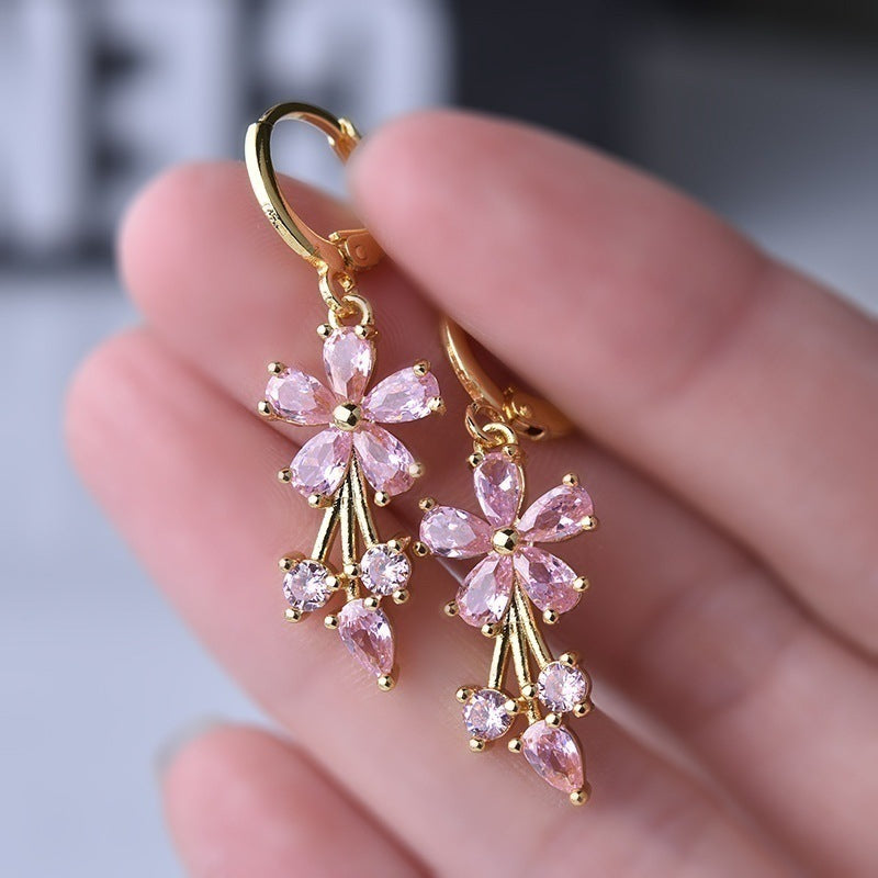 Stylish New Vintage Flower For Ladies Earrings