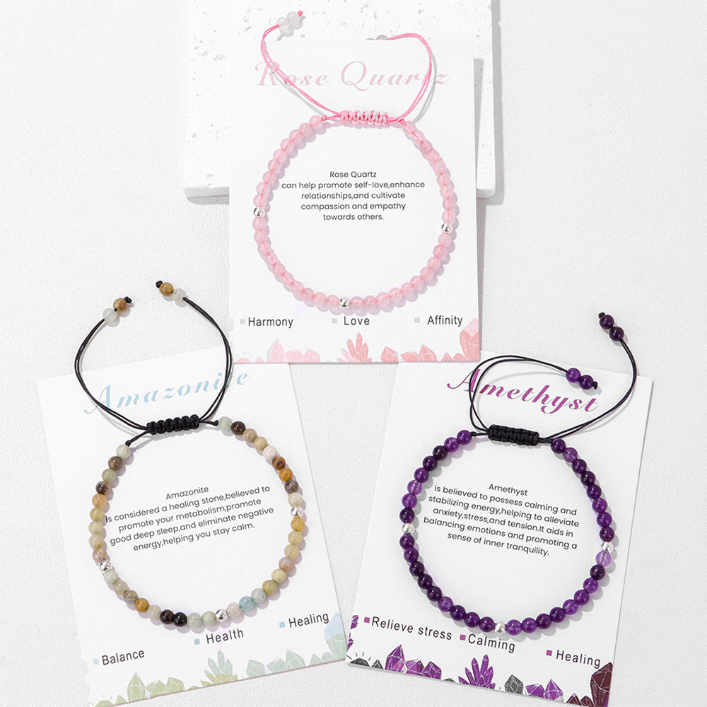 Beads Hand Weaving Card Pack Classic Bracelets