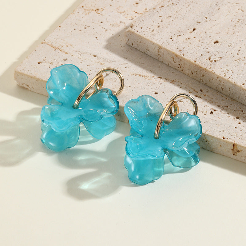 Women's Fashion Handmade Butterfly Shape Multicolor Earrings