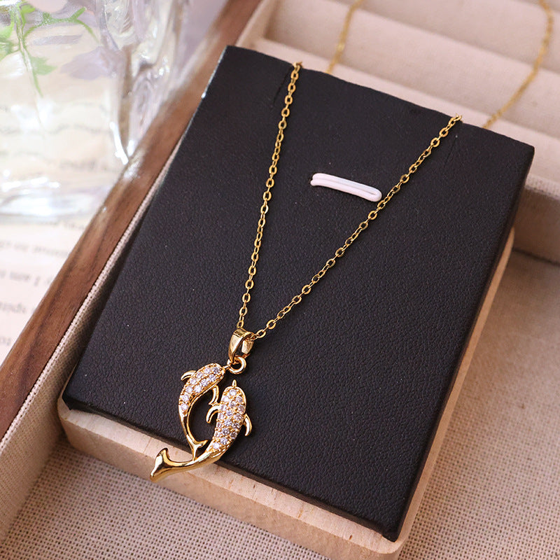 Are Full Of Zirconium Clavicle Chain Necklaces