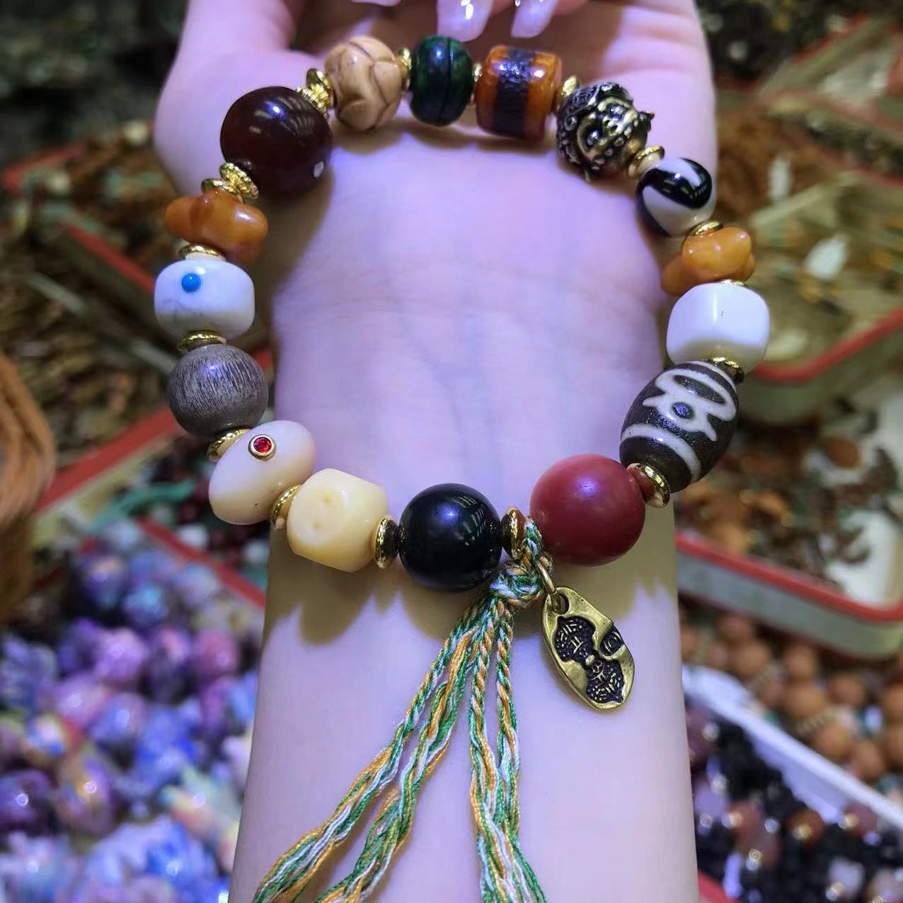 Root Payment Multi Jewels Cultural Artifact Bracelets