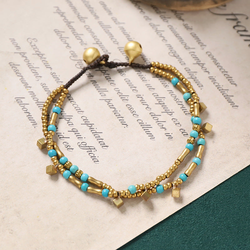 Women's Chinese Ethnic Style Woven Niche Retro Bracelets