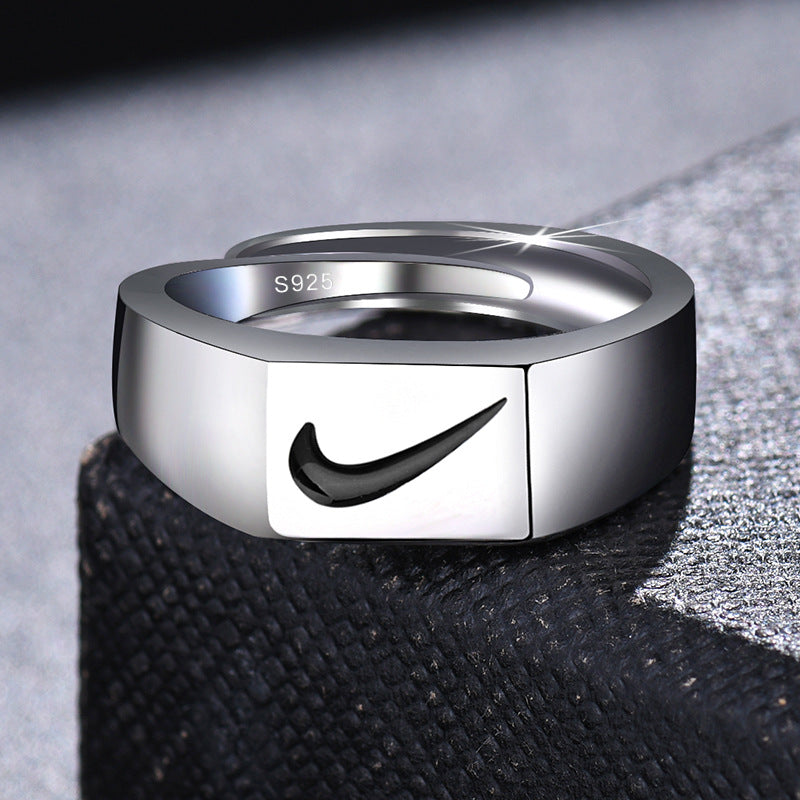 Women's & Men's Hook Simple Personalized Hip Hop Trendy Rings