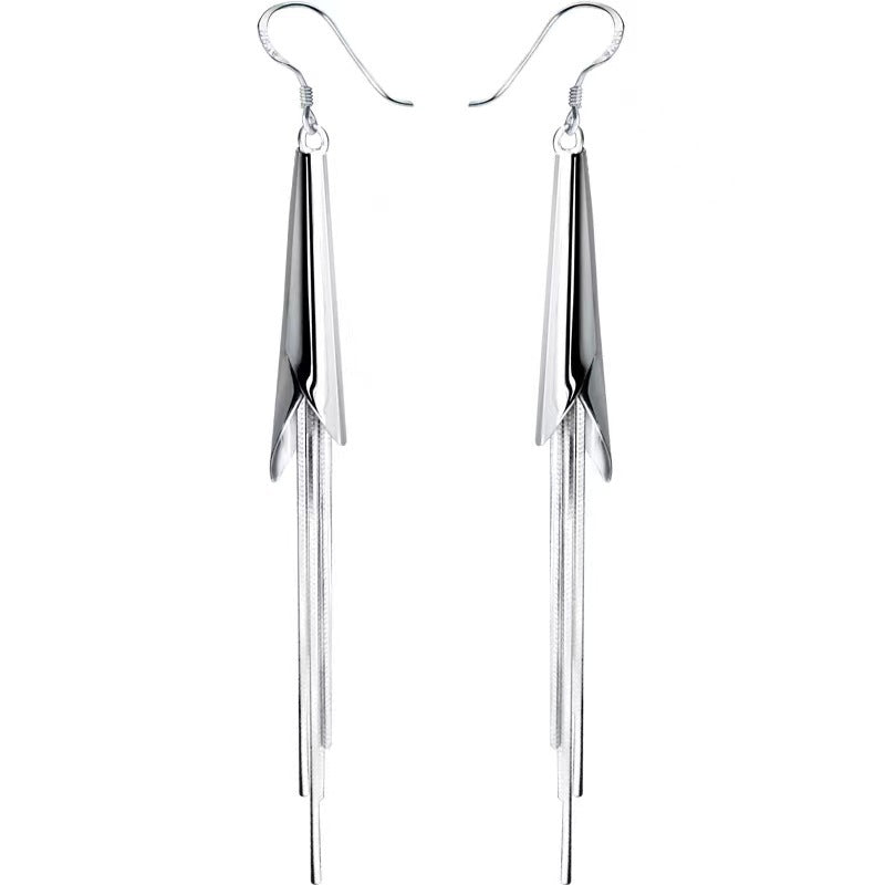 Long Fringe Female Fashion Personality Chain Earrings