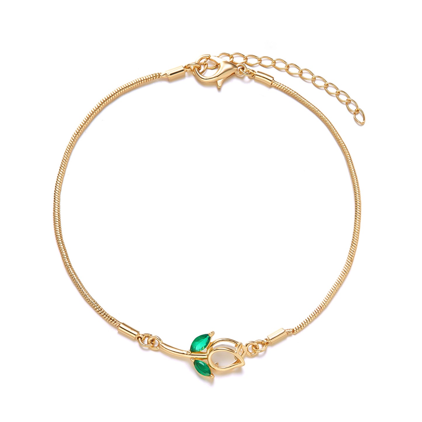 Women's Elegant Tulip Sweet Exquisite High-grade Flower Necklaces