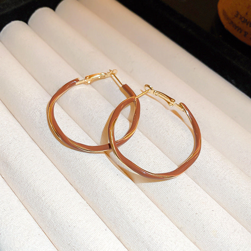 Women's Simple Geometric Niche Minimalist Design Cold Earrings