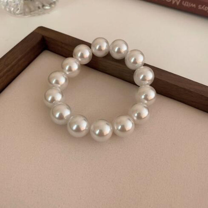 Retro Simple Stretch Pearl String Beads High Sense Bracelets