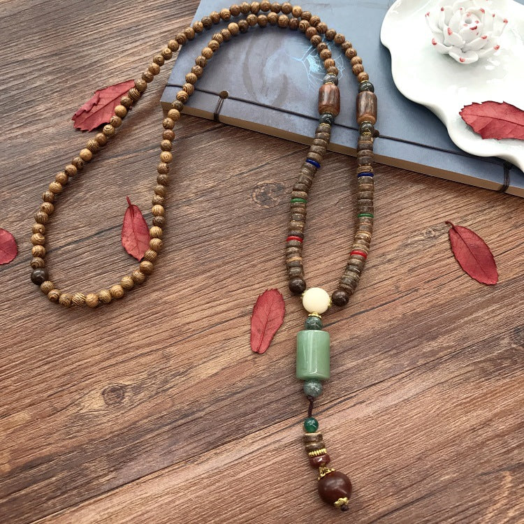 Women's & Men's Retro Ethnic Style Long Sweater Chain Necklaces