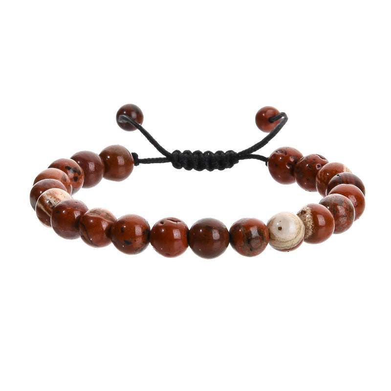 Ornament Hand-woven Amethyst Woven Geometric Agate Bracelets