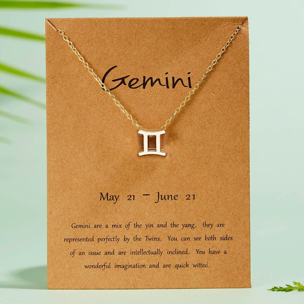Creative Twee Constellations Constellation Card Choker Necklaces